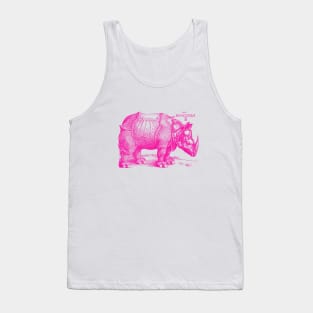 Albrecht Durer's Rhinoceros in Pink Tank Top